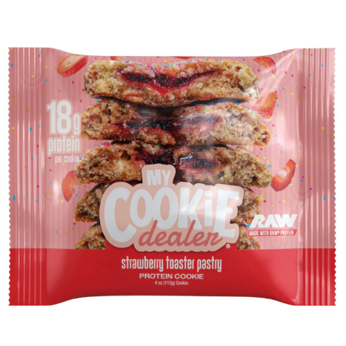 Raw My Cookie Dealer Strawberry Toaster Pastry 113Gm