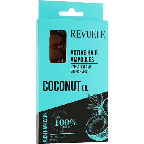 Revuele Coconut Oil Active Hair Ampoules 8x5ml