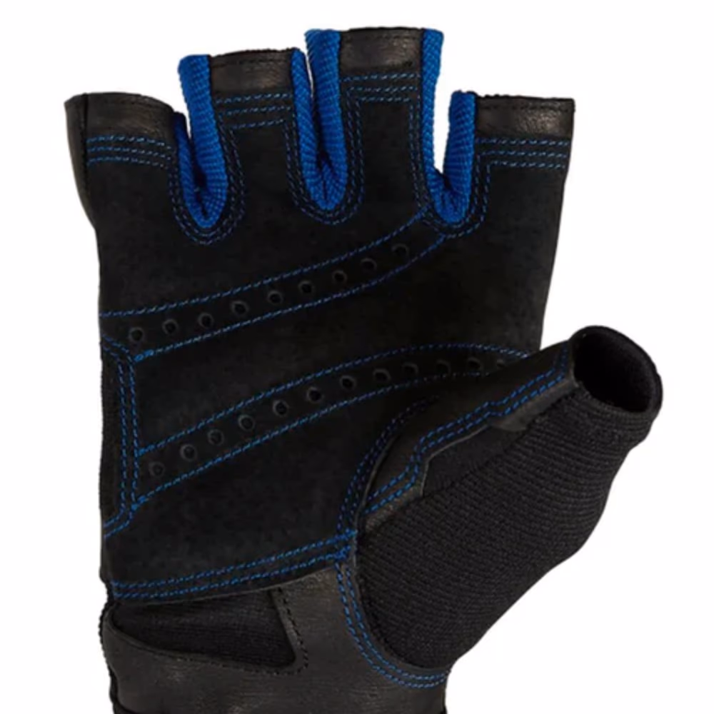 Harbinger Training WristWrap Gloves - Black and Blue - Small 1