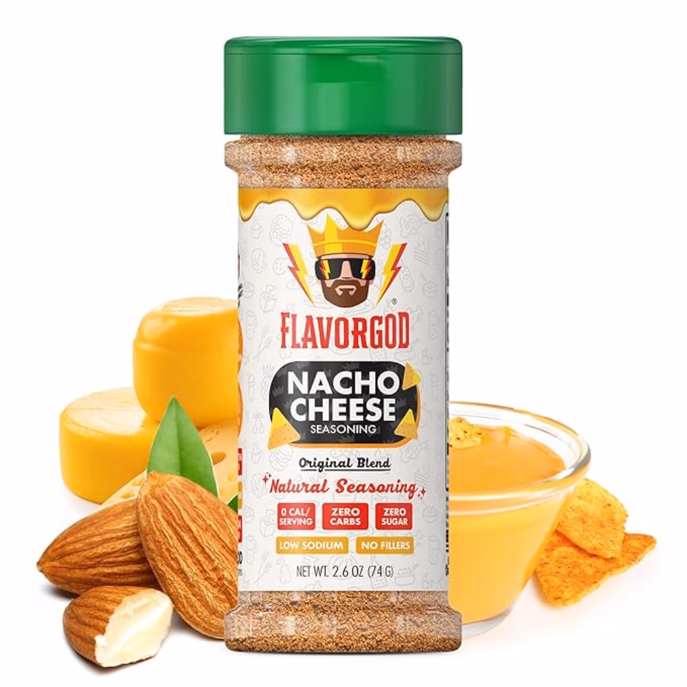 FlavorGod Spice Vegan Nacho Cheese 74g 1