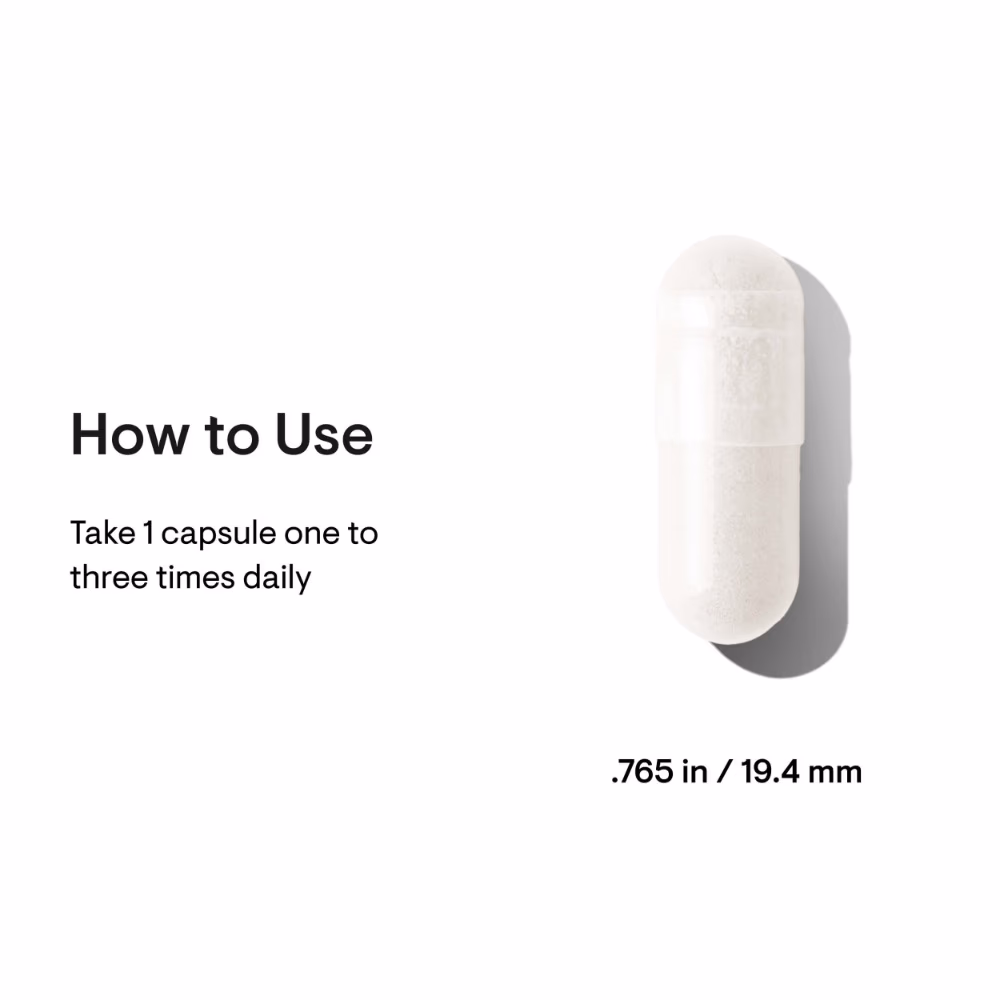 Thorne Theanine - 90 Capsules 3