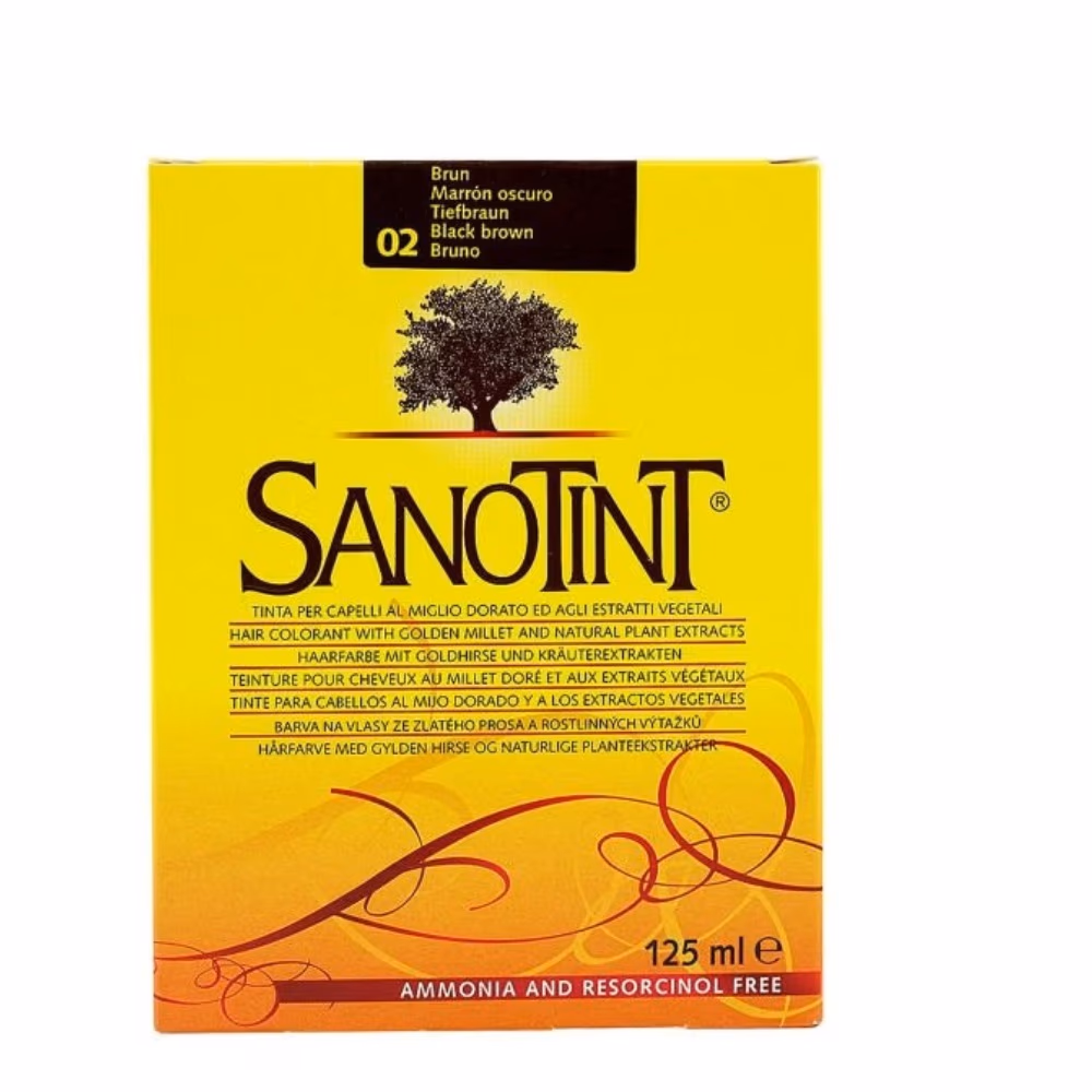 Sanotint Hair Color 02 Black Brown Offer Pack 1