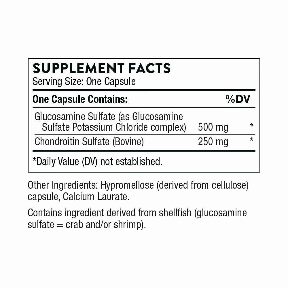 Thorne Glucosamine Chondroitin – 90 Capsules 2
