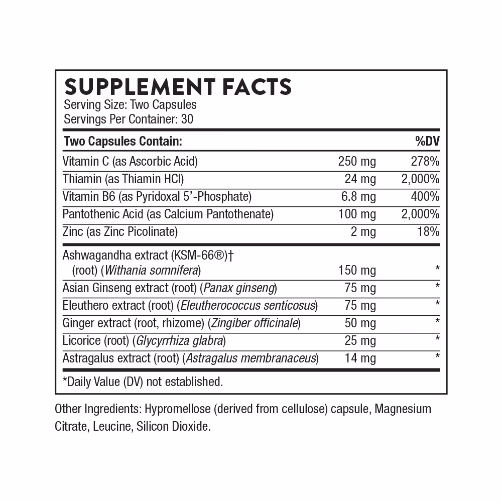 Thorne Stress Balance 60 Capsules 2