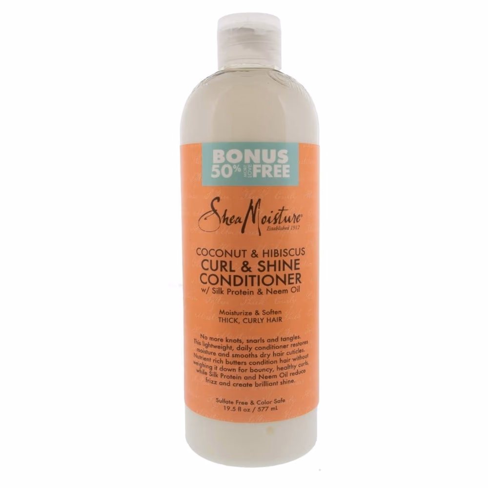 Shea Moisture Coconut & Hibiscus Curl & Shine Conditioner – 577 ml 1