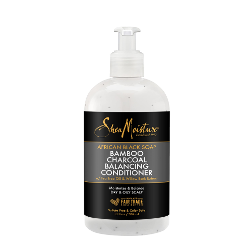 SheaMoisture African Black Soap Bamboo Charcoal Balancing Conditioner (384ml)
