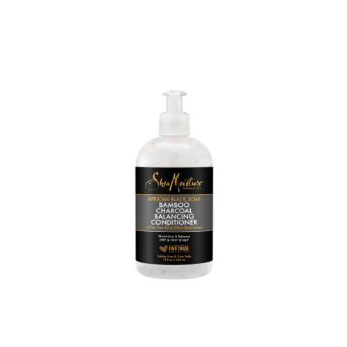Shea Moisture African Black Soap Bamboo Charcoal Conditioner 384ml