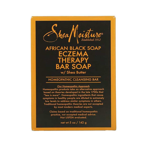 The Shea Moisture African Black Soap Eczema Therapy Bar Soap (141g)
