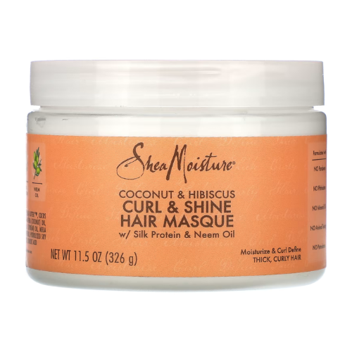 Shea Moisture Coconut and Hibiscus Curl Shine Hair Masque 340gm