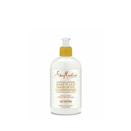 Shea Moisture Coconut Custard Make It Last Wash N’ Go Conditioner 384ml 1