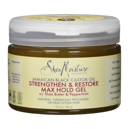 Shea Moisture Jamaican Black Castor Oil Strengthen and Restore Max Hold Gel 340g