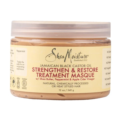 Shea Moisture Jamaican Black Castor Oil Strengthen and Restore Treatment Masque 340g 1