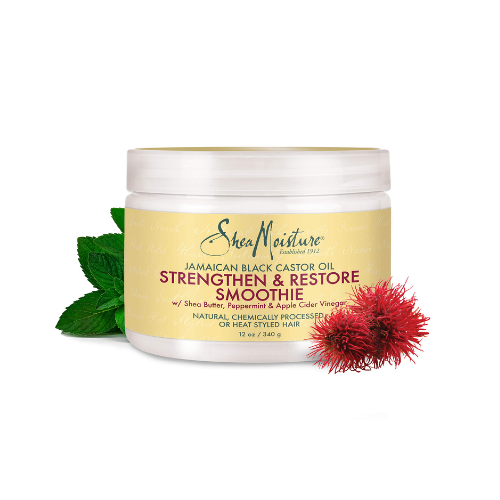 Shea Moisture Jamaican Black Castor Oil Strengthen and Restore Smoothie 340g 1