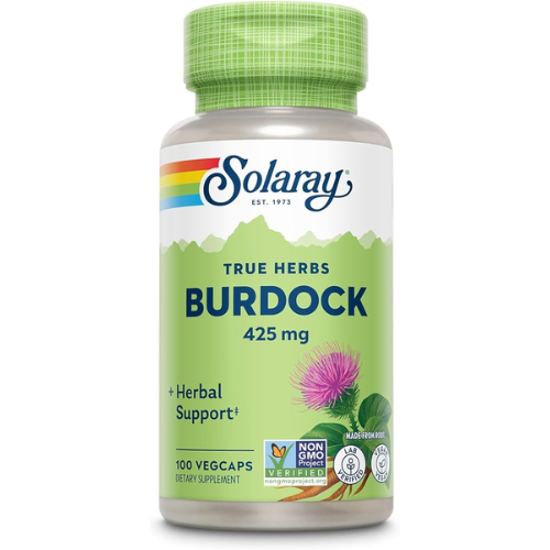 Solaray Burdock 425 mg, Vegetarian Capsules, 100s