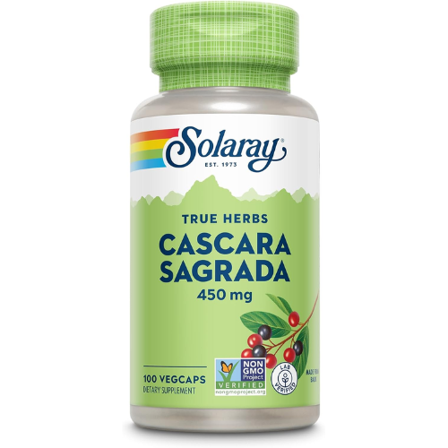 Solaray Cascara Sagrada 450mg 100 Veg Caps 1
