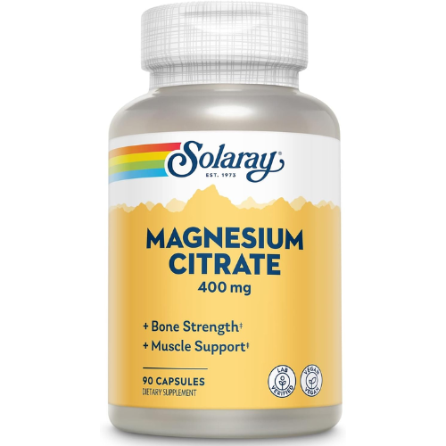 Solaray Magnesium Citrate 400 mg Capsules 90s 1
