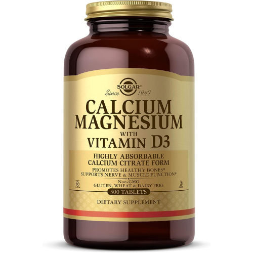 Solgar Calcium Magnesium Vitamin-D3 300 Tablets