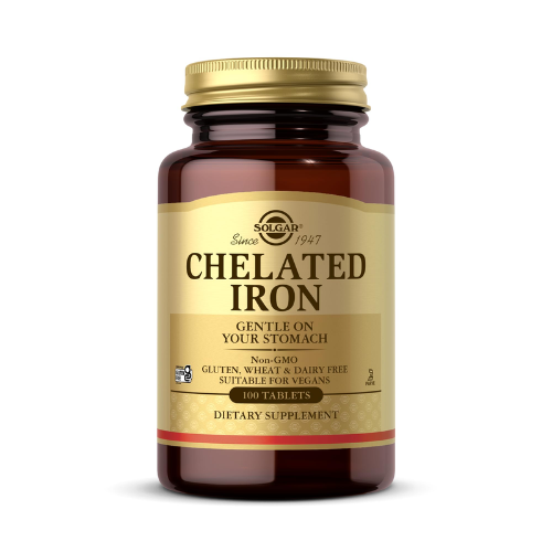 Solgar Chelated Iron - 100 Tablets 1