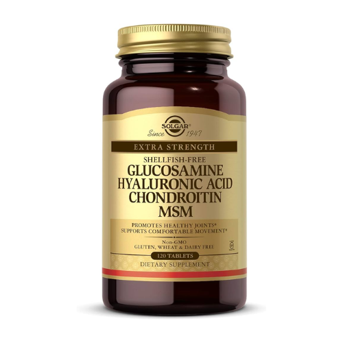 Solgar Glucosamine Hyaluronic Acid Chondroitin + MSM 120 Tablets 1