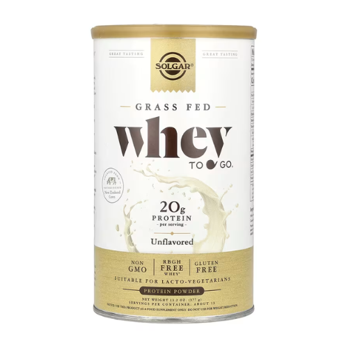 Solgar Grass Fed Whey To Go Protein Unflavored 377gm 1