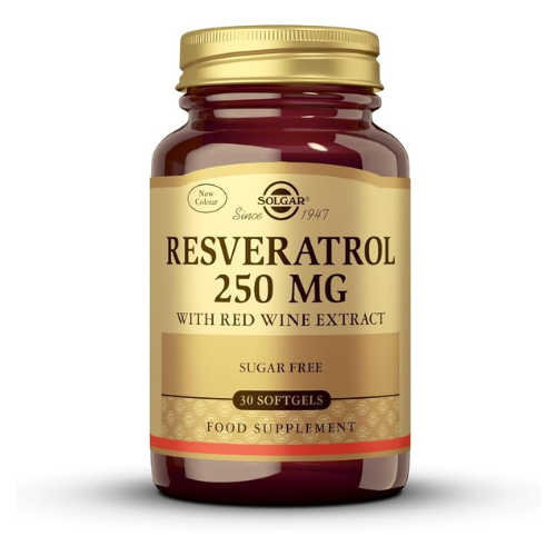 Solgar Resveratrol 250mg 30 Softgels