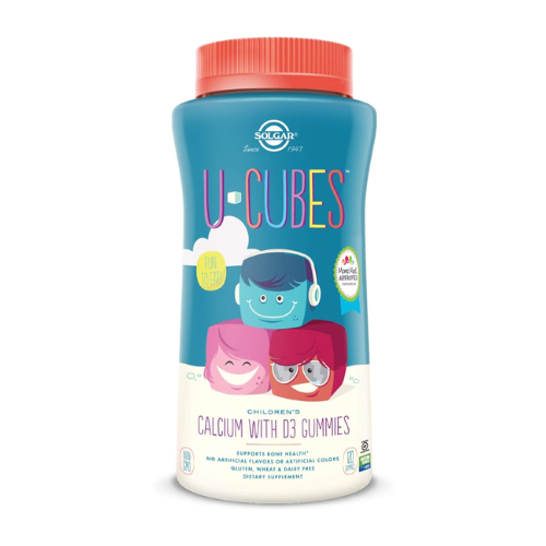 Solgar U-Cubes Childrens Calcium with Vitamin D3 -120 Gummies
