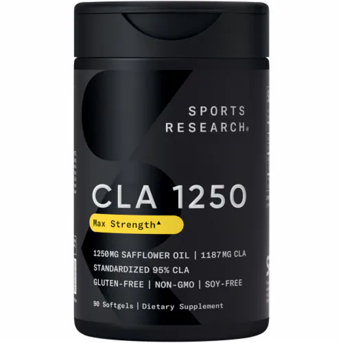 Sports Research Max Strength CLA 1250Mg Softgels 90S