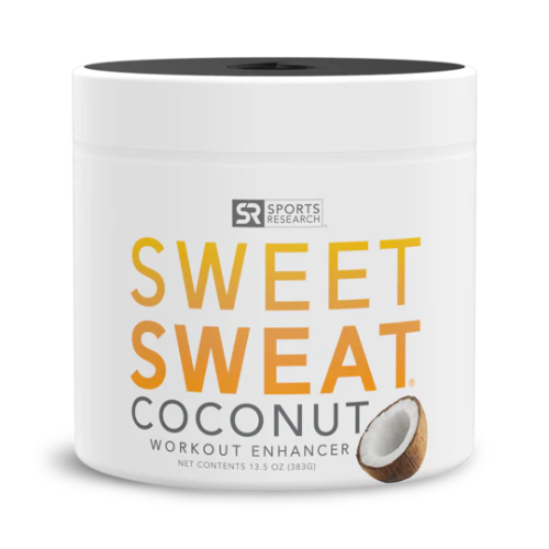 Sports Research Sweet Sweat Coconut Topical Workout Enhancer Gel - XL Jar 13.5 oz