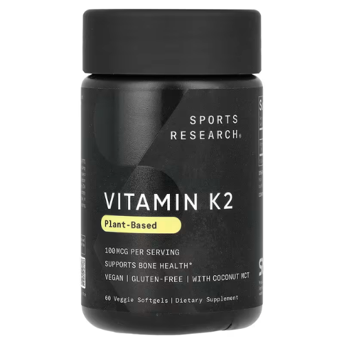 Sports Research Vitamin K2 100mcg Softgels 60s