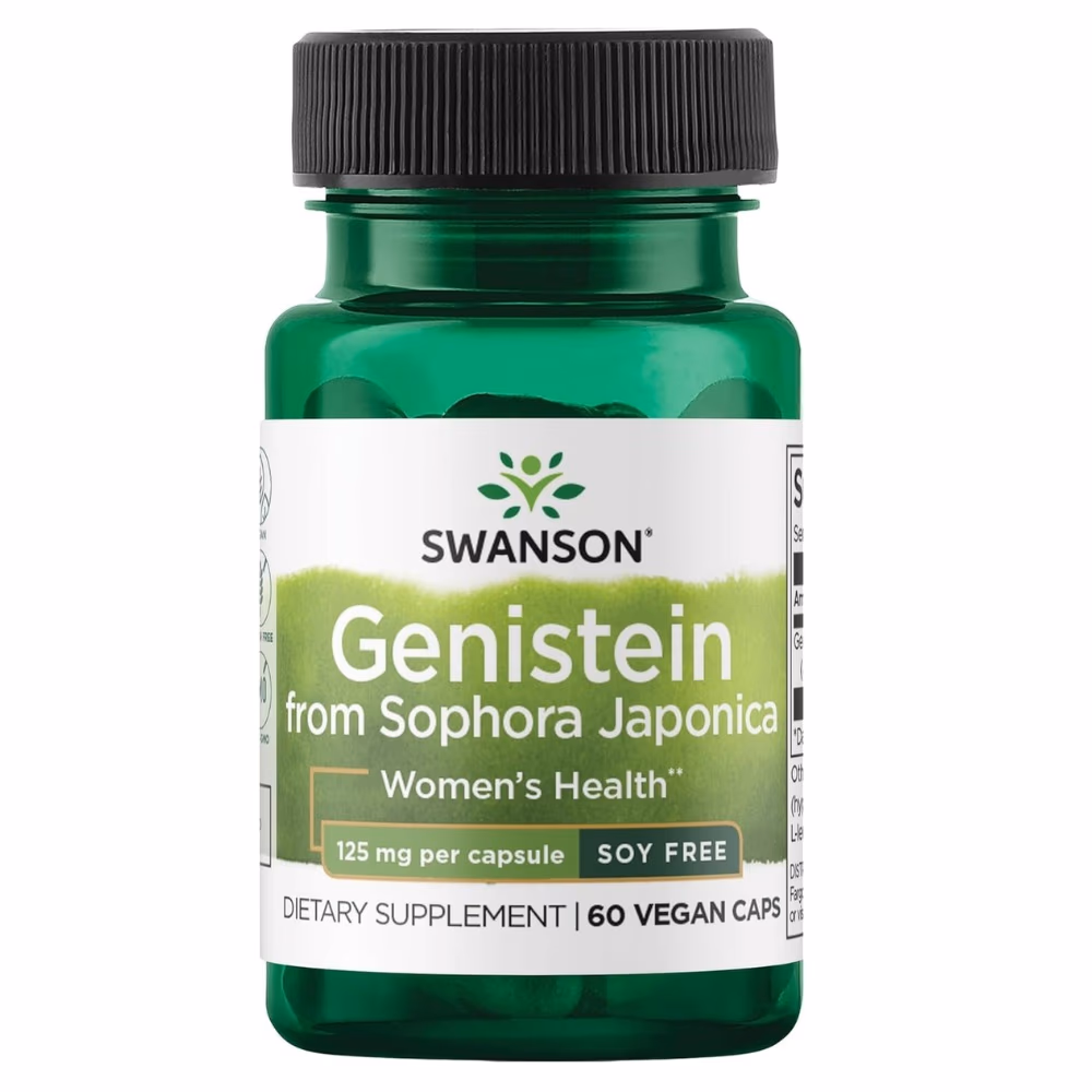 Swanson Genistein Sophora Japonica 60 Veg Capsules 1