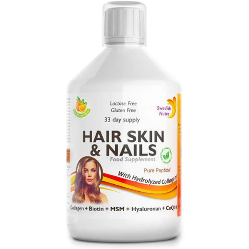 Swedish Nutra Hair, Skin And Nails Liquid 500ml