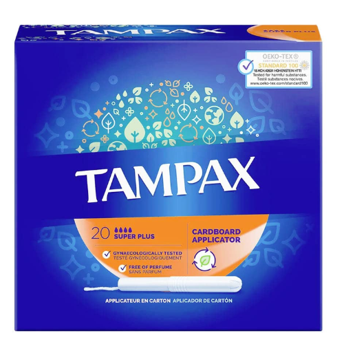 Tampax Super Plus Tampons 20-Pack 1