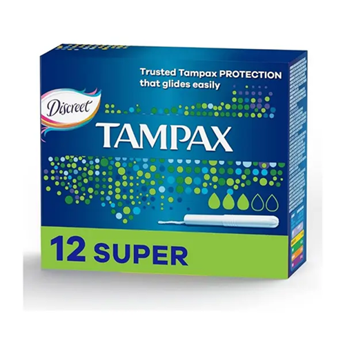 Tampax Super Tampons 12-Pack 1