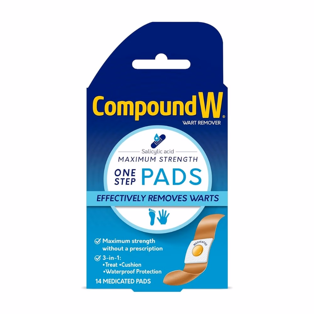 Compound W Wart Remover Pads 14s