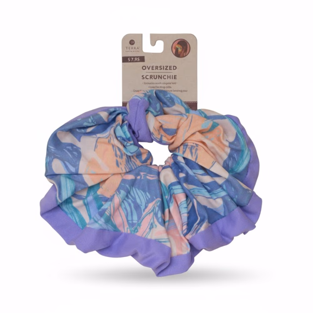 Terra Oversized Scrunchie for Sleep  1