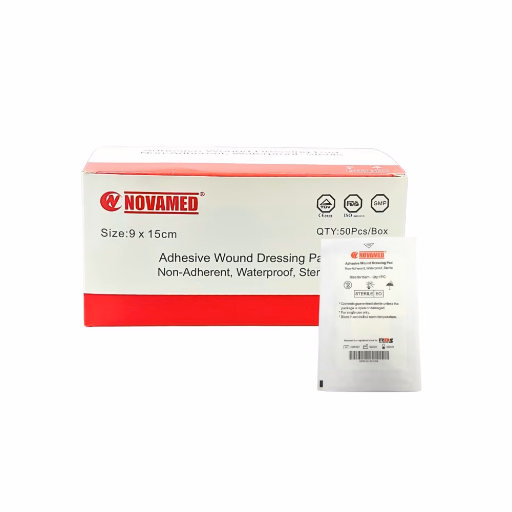 Novamed Sterile Dressing Pad 9 × 15 cm – Pack of 50 1