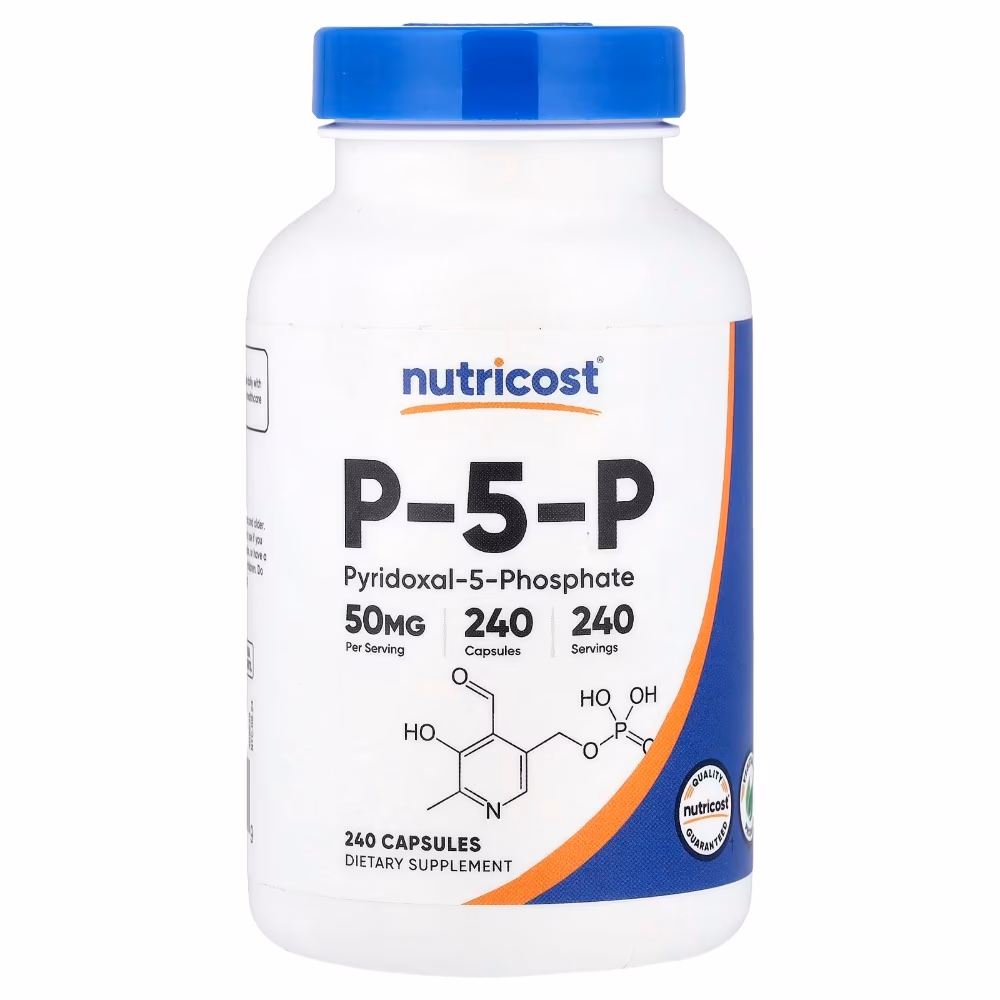 Nutricost P-5-P 50 mg Capsules – 240 Count