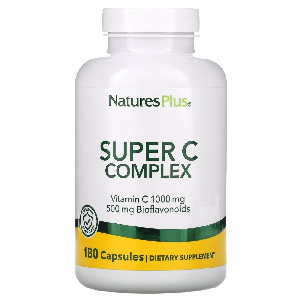 Nature Plus Super C Complex Capsules – 180 Count 1