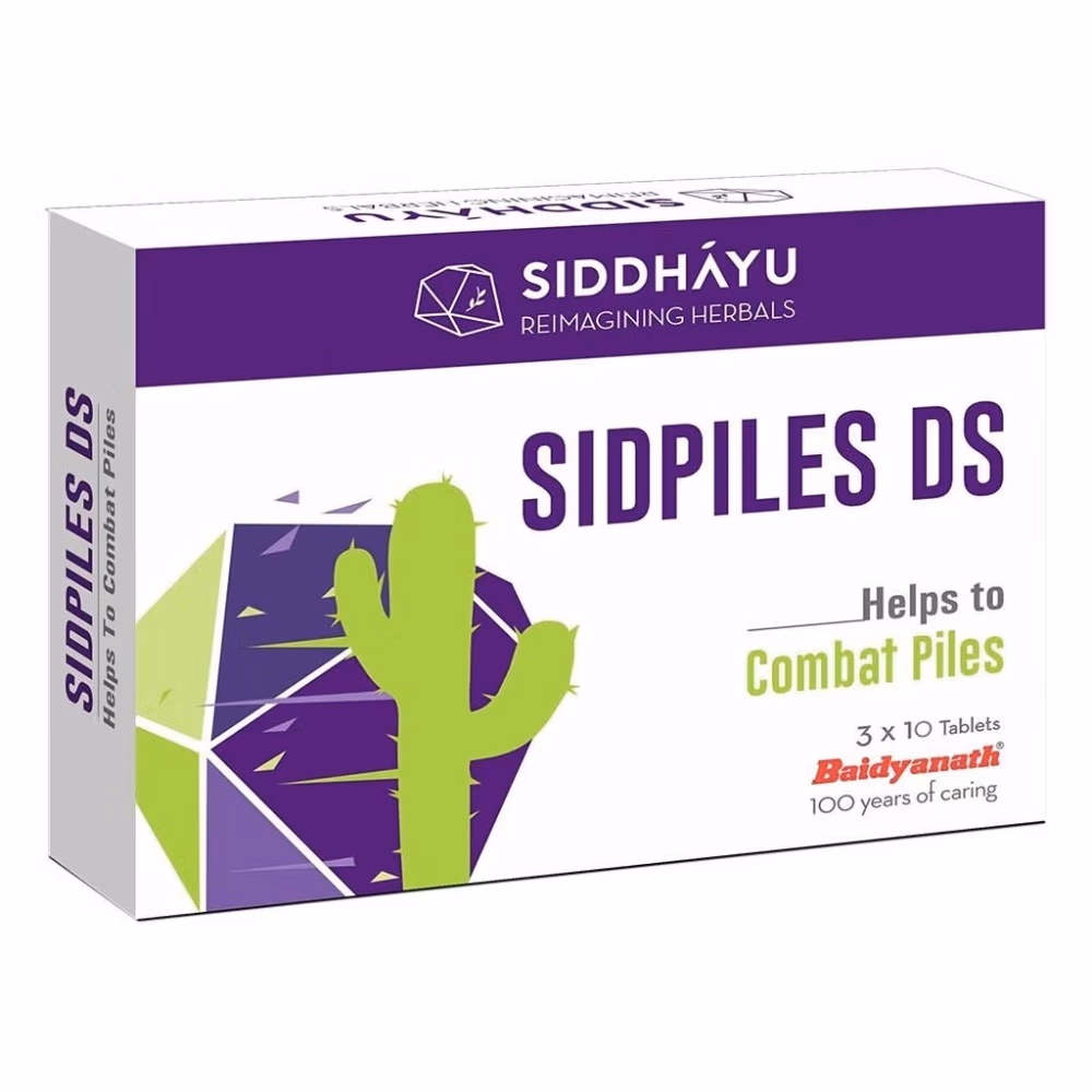 Siddhayu Sidpiles DS Tablets – 30 Count