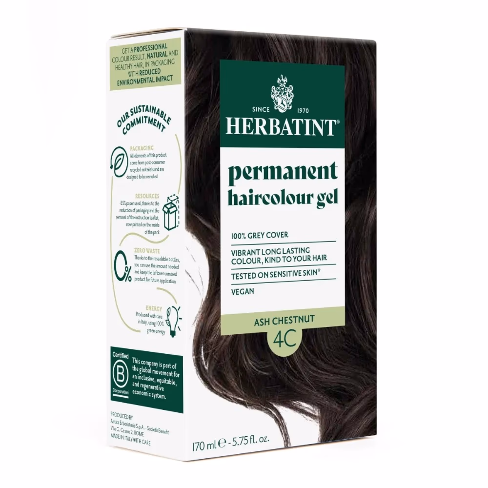 Herbatint Haircolor 4C Ash Chestnut – 170 ml 1