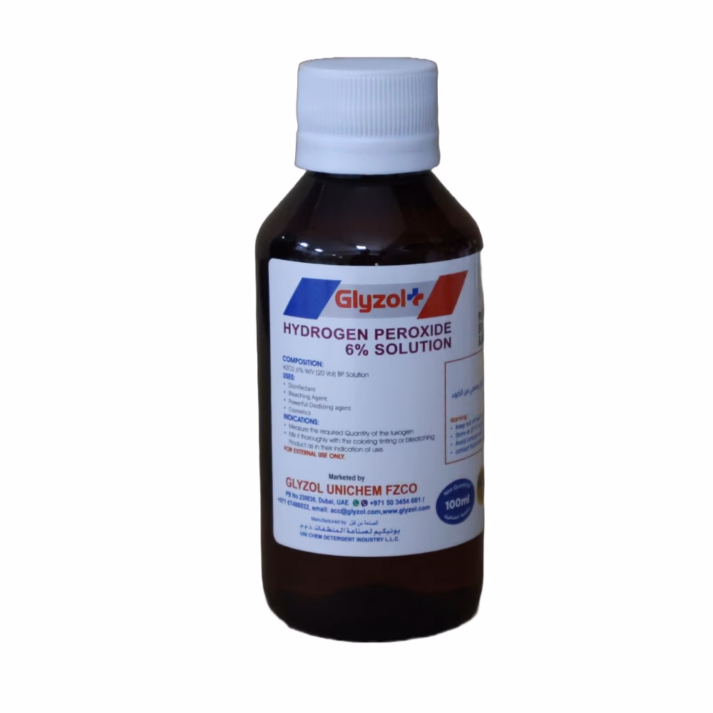 Glyzol Hydrogen Peroxide 6% Solution 100ml
