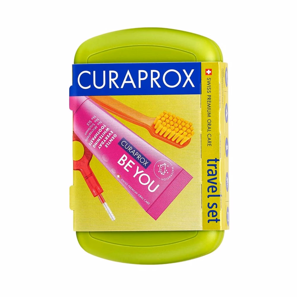 Curaprox Oral Care Travel Set Green 1
