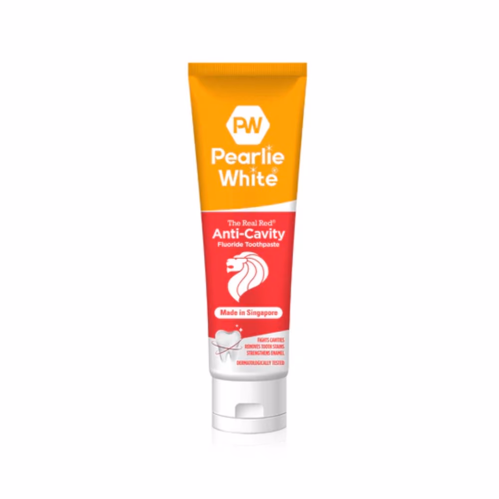 Pearlie White Toothpaste Real Red 138g  1