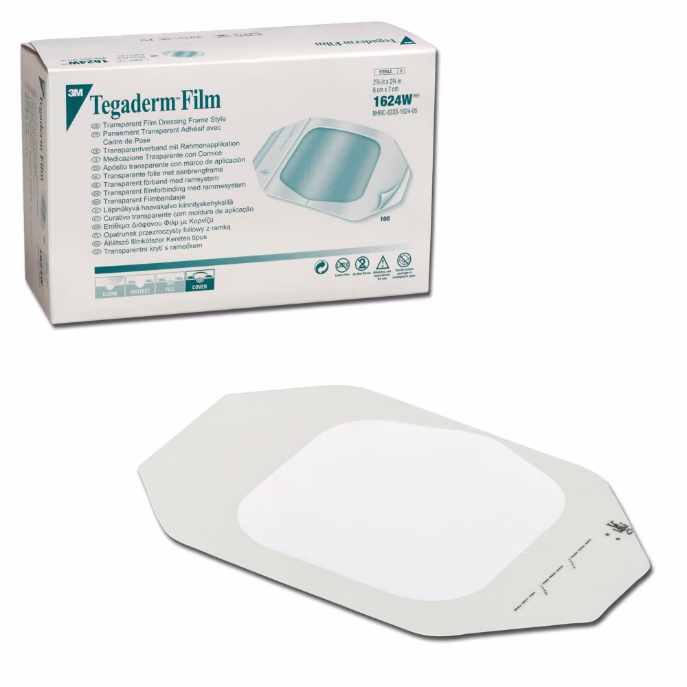 3M Tegaderm Film 1624W – Pack of 100 1