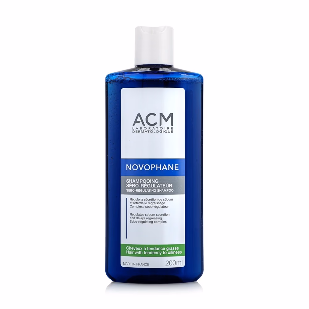 ACM Novophane Sebo Regulating Shampoo 200ml - Sebum Control & Scalp Balance