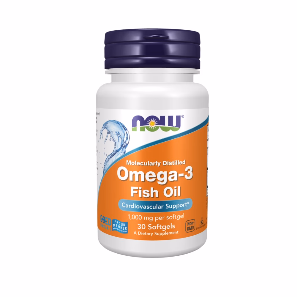NOW Omega-3 Fish Oil 1000mg 30 Softgels