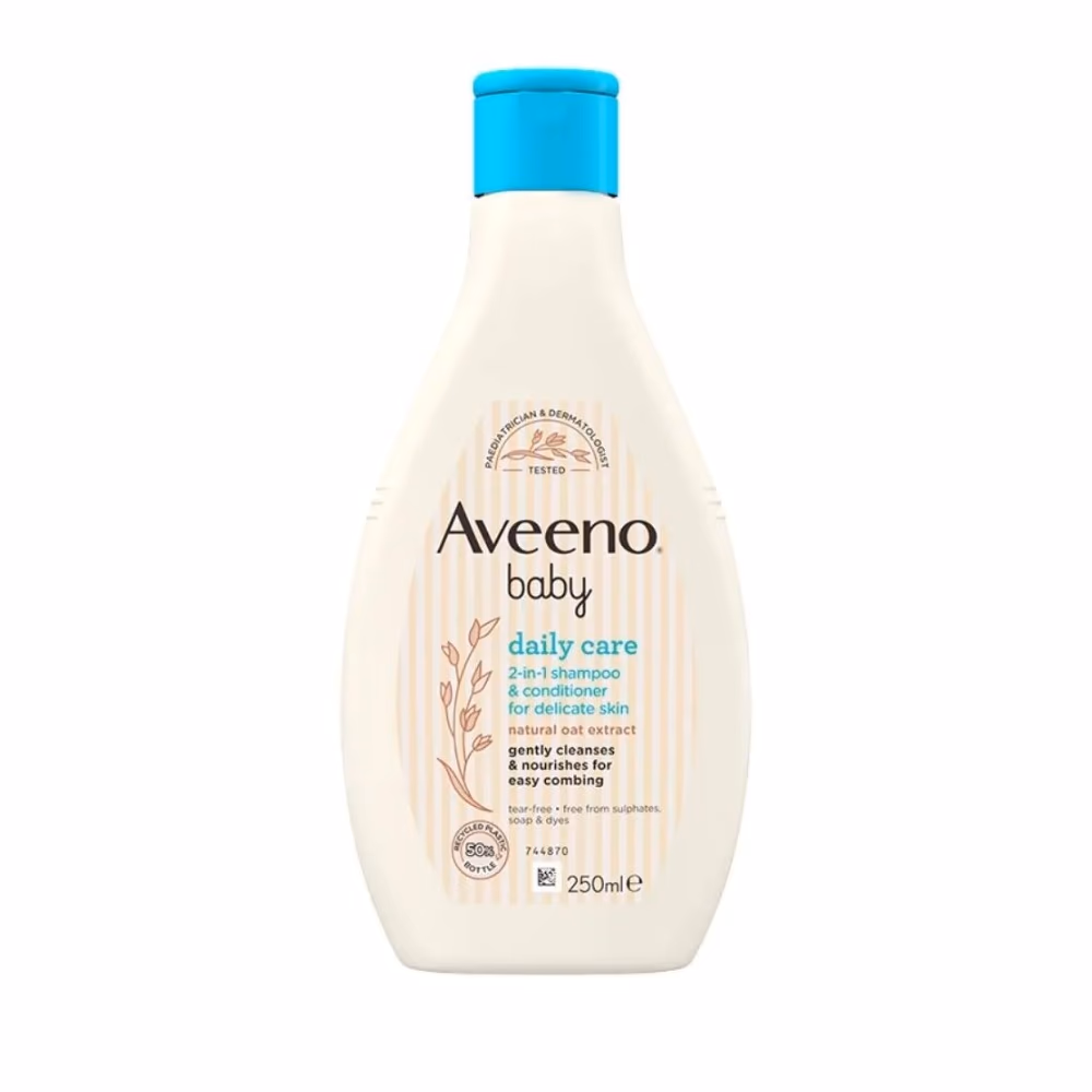 Aveeno Baby Daily Care Natural Oats Shampoo & Conditioner 250ml 1