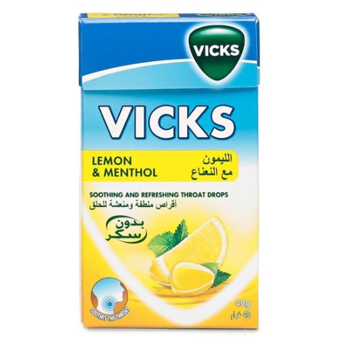 Vicks Cough Drops Lemon 40g 1