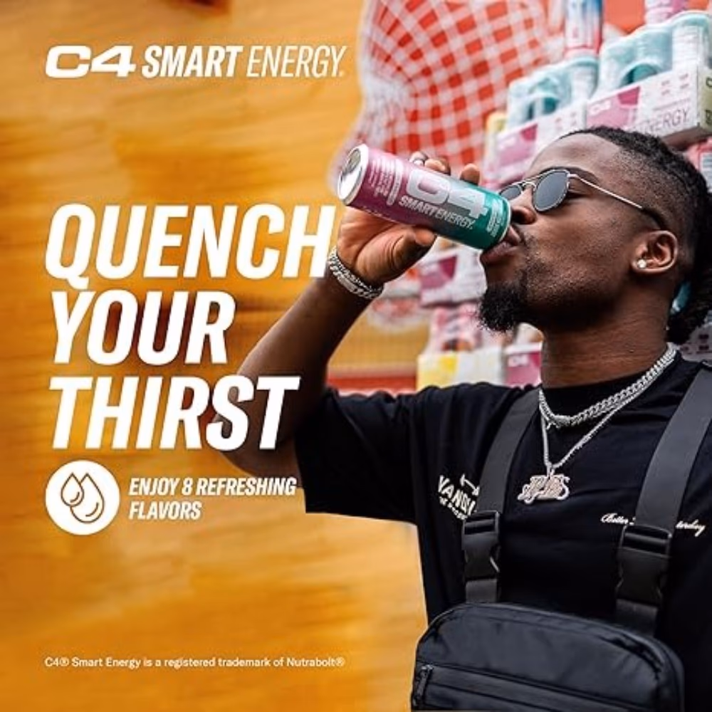 Cellucor C4 Smart Energy RTD Watermelon Burst - 355ml 4