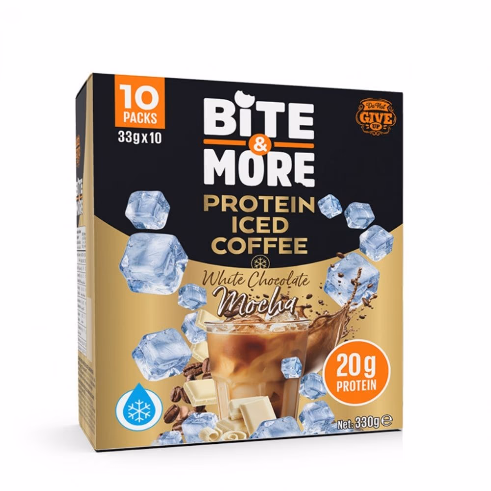 Bite and More Protein Ice Coffee White Chocolate Mocha Pack 10s